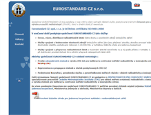 Tablet Screenshot of eurostandard.cz