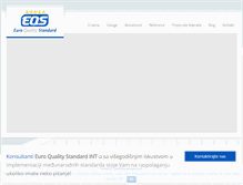 Tablet Screenshot of eurostandard.rs